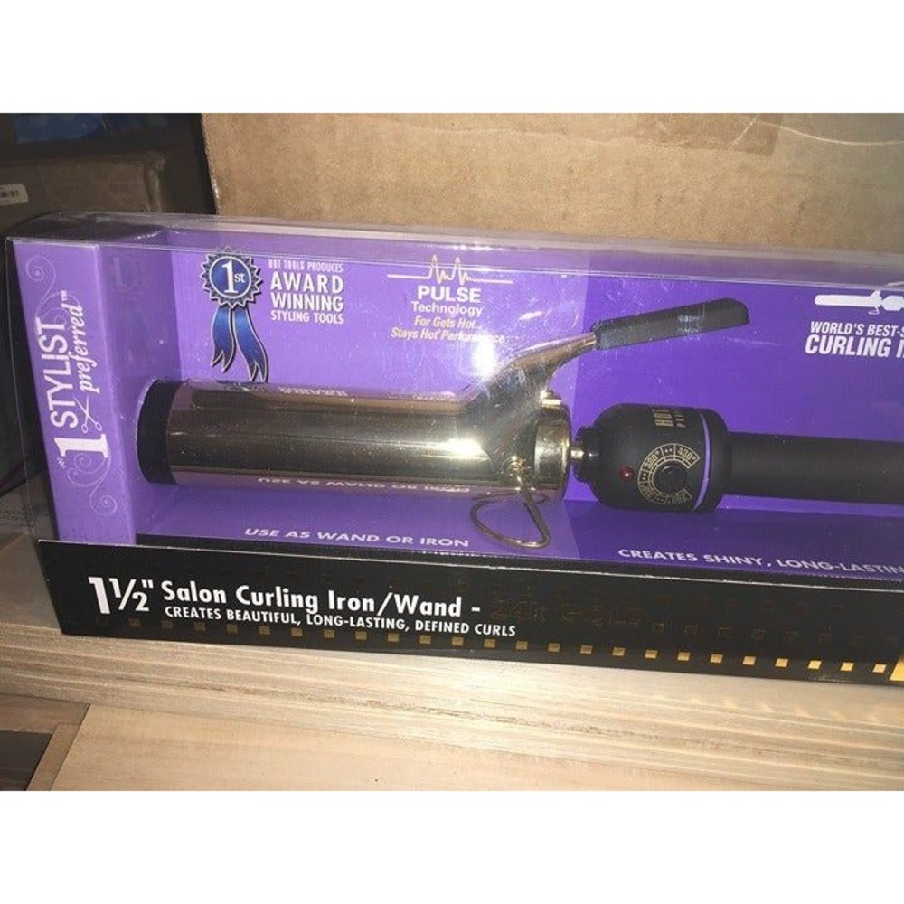 Hot Tools 1.5" Salon Curling Iron wand